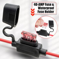 Exogio Kábelköteg Csatlakozó 12V Peg-Perego Járművekhez - 12AWG Vezeték Biztosítékkal, Akkumulátor Adapter Gyerekjárművekhez, Kék 2
