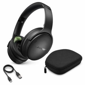 Căști Bose QuietComfort SC cu Bluetooth, anulare a zgomotului și microfon — defecte, funcționează parțial: pernițe rupte (stare: vezi a 2-a fotografie)