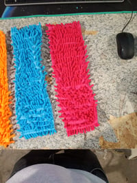 Rezervă mop din microfibră chenille Fyrdm, husă de schimb, multicolor, 40x10 cm, 3 bucăți (fără verde și mov) 6