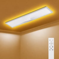 Panou LED de tavan SNADER 120x30 cm, 44W — defect, pentru piese: dentură mare pe spate, mască frontală îndoită (stare: vezi a 2-a imagine) 1