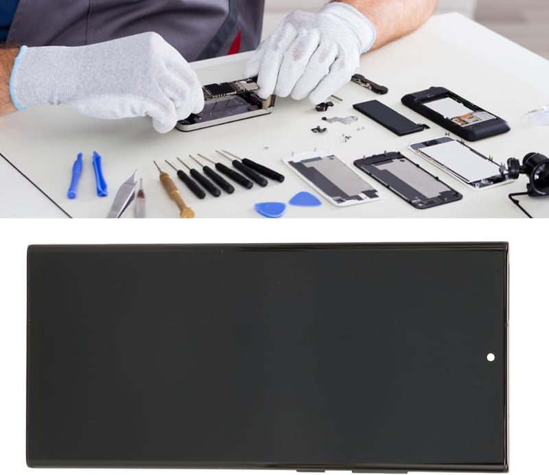 Sxhlseller Galaxy Note 20 Ultra OLED Kijelző Érintőpanellel - Teljes Kerettel és Ujjlenyomat Funkcióval, Teljesen Összeszerelt Telefon Digit