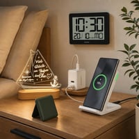 Noćna stanica za punjenje: USB-C adapter + bežični punjač + MagSafe stalak + LED svjetlo + digitalni sat 1