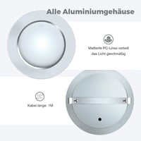 Jeloyutek 12V-os LED süllyesztett spotlámpa, 3W, 4000K, dimmerelhető, lakókocsihoz, 60-65mm, 6db 5