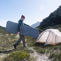 Naturehike Yugu Önfelfújó Matrac - 3,5 cm Vastag, Kompakt Méretű, Könnyű Kempingmatrac Túrázáshoz, Kültéri Sportokhoz (Köd Kék) 3