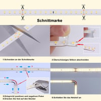 BENLUN 48V LED Szalag 20m - 4000K Természetes Fehér IP65 Vízálló Kültéri-Beltéri LED Csík 150W Öntapadós Vágható Tápegységgel EU Csatlakozóv 7