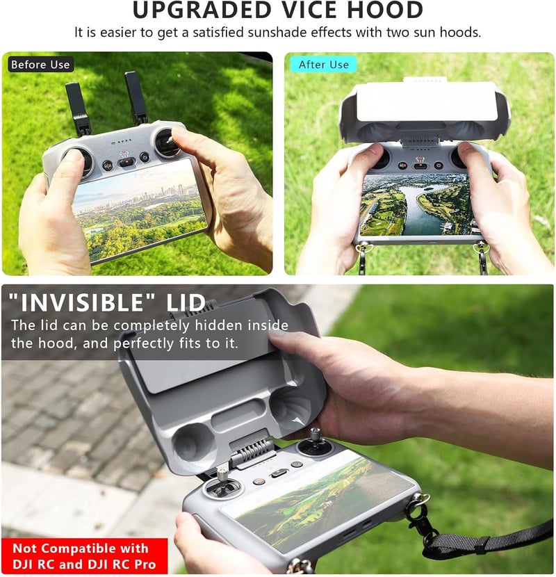 DJI Mini 4 Pro RC 2 Napellenző és Joystick Védő Szett