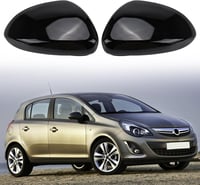 Opel Corsa D/E fehér fényes tükörborítás, 2006-2019 modellekhez 1
