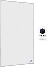 Hocosyme Infravörös Fali Fűtőpanel Termosztáttal - 600W, 120°C, 3-15㎡ Helyiségekhez, 1-3 Perc Felfűtési Idő, TÜV Tanúsítvány, Távirányítóval 1