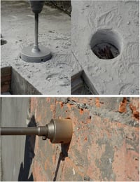 Binota 125mm-es SDS Plus betonlyukfúró, 220mm-es szárral, téglához és kőfalhoz 6
