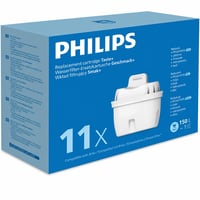 Filtru de apă Philips Taste+ 11 buc. - Filtrare microplastice, clor, calcar și metale grele, compatibil Brita, 150 L/filtru 2