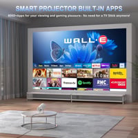 Thunrlge HY300 Mini Projektor 4K Kompatibilis - WiFi 6, BT5.2, Android 11, Netflix, 180° Forgatható, Automatikus Keystone Korrekció, HDMI/US - Standard" or "Vivid 3