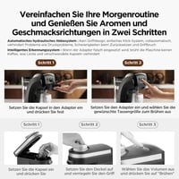 CAPXSNOB Warriors1 5 az 1-ben Kapszulás Kávéfőző - Nespresso, Dolce Gusto, Lavazza Kompatibilis, 20 Bar, 0,8L, Automata Mini Kávégép Otthonr 7