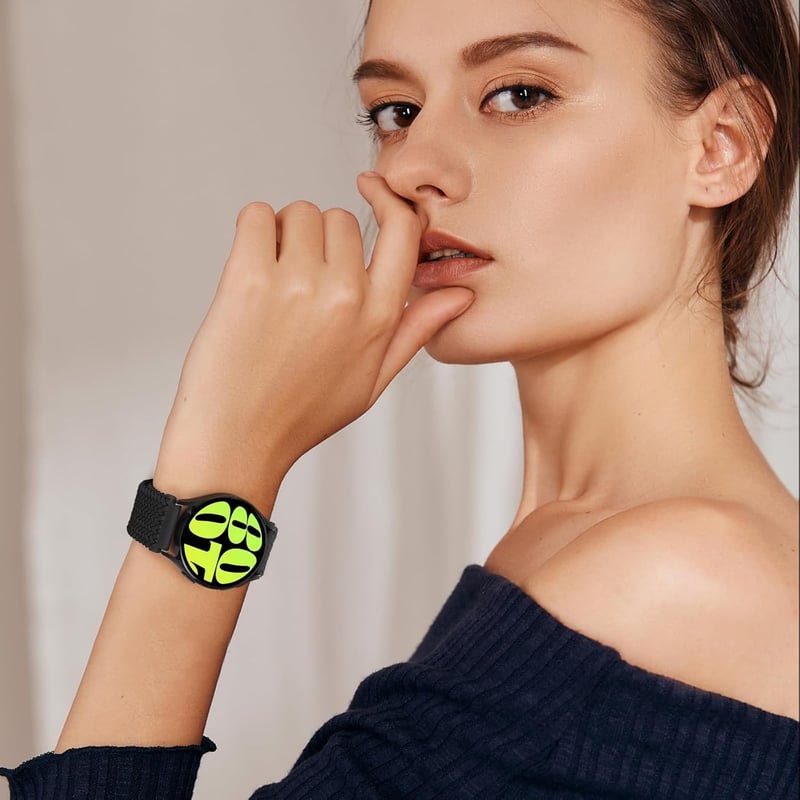 Samsung Galaxy Watch és Garmin órákhoz 20mm-es fonott nylon sportszíj