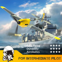 VOLANTEXRC Messerschmitt BF-109 V2 4 csatornás távirányítós repülőgép kezdőknek, giroszkóppal 9