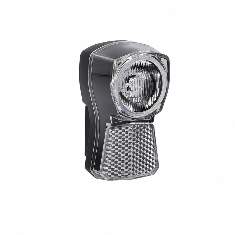 Far față pentru bicicletă Fischer LED 45/20 Lux, cu acumulator și încărcare USB, fără cablu de încărcare USB (stare: vezi a 2-a imagine)