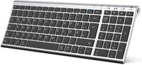 iClever BK10 Bluetooth Billentyűzet Vezeték Nélküli Töltöthető 3 Csatorna iOS Android Windows 2