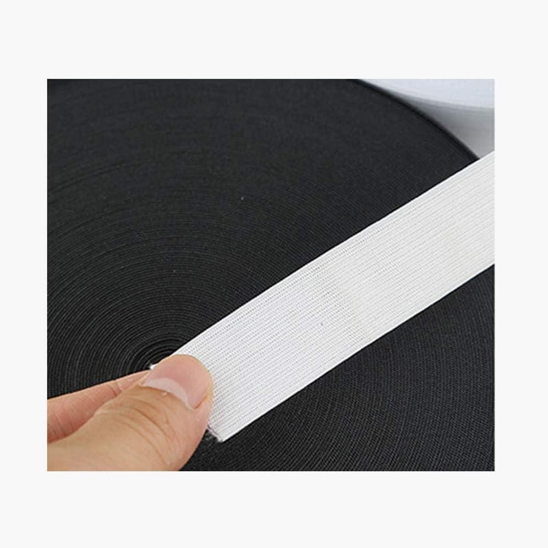 EXFEA Fehér Rugalmas Szalag 5m x 15mm - Minőségi Szövött Gumi