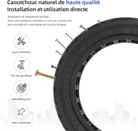 ulip 8.5 x 2.5 Tömör Roller Gumiabroncs - Első és Hátsó Kerék Dualtron Mini és Speedway Leger (Pro) Rollerekhez - Terepjáró Kivitel 5
