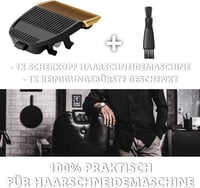 BLAUBODY Hajvágó Fej Panasonic ER1611 ER1512 ER-GP80 ER1510 Hajnyírókhoz - Fém Pótfej Borbélyoknak Tisztítókefével 3