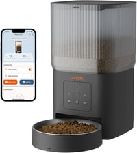 WOPET 4L WiFi Automata Macska Etető - Applikációs Vezérlés, Lassú Etetés, Hangfelvétel, Napi 1-10 Étkezés Macskáknak és Kutyáknak 1