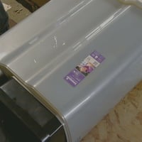 Pedálový kôš na odpadky keeeper Gunnar, 2 nádoby (7 l + 15 l), strieborná farba, neúplná súprava (stav: pozri 2. obrázok) 2