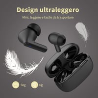 TATUNER Bluetooth 5.3 Fülhallgató - 36 Órás Üzemidő, IPX8 Vízálló, Zajszűrő 5