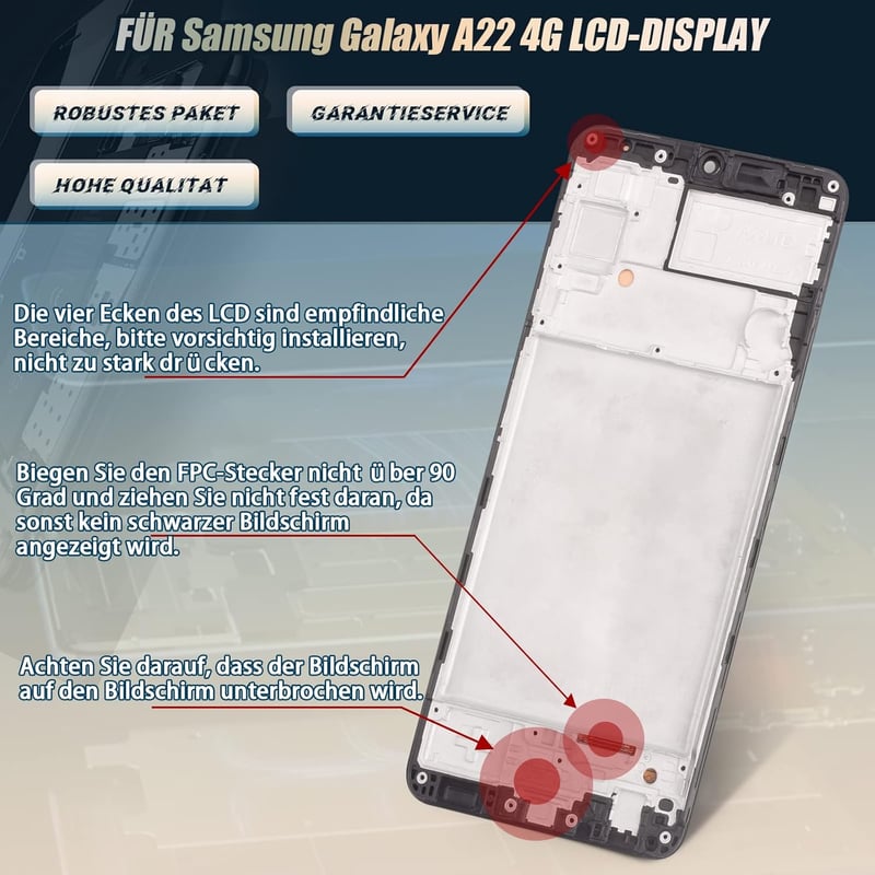 RongZy Samsung Galaxy A22 4G A225F Kijelző Csere Érintőképernyővel - Fekete Kerettel, Szerelő Készlettel, Mobiltelefon Javításhoz

AI: I've 