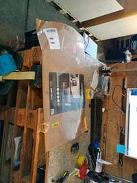 Panou de protecție pentru bucătărie din oțel inoxidabil Compactor 90x50 cm, argintiu — defect, funcționează parțial: deformat în mai multe locuri (stare: vezi a doua fotografie) 2