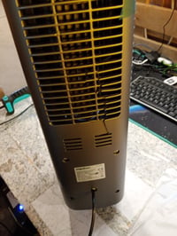 Ventilator turn MEDION P15 TF MD10809, 45 W, 5 trepte de viteză, oscilație 80°, LED — fără telecomandă (stare: vezi a 2-a imagine) 2