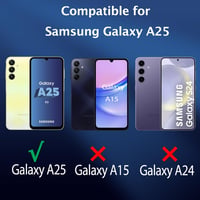 Samsung Galaxy A25 5G prémium zöld szilikon tok, ütésálló védőtok mikroszálas béléssel 2