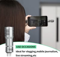 Boya BY-P4U USB-C mikrofon Android telefonokhoz és laptopokhoz, vlogoláshoz 4