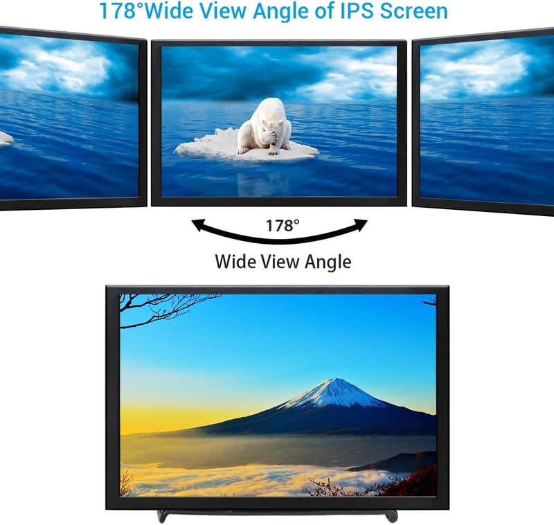 Elecrow 8" IPS Hordozható Monitor Raspberry Pi-hez, HD 1280x800 Felbontással