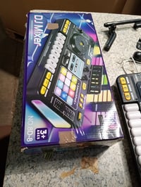 Detský DJ mixpult Piashow s mikrofónom, Bluetooth, 100+ zvukových efektov, svetelné efekty, pre chlapcov a dievčatá od 3 do 12 rokov, použité 4
