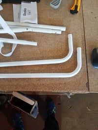 Asalvo 2 u 1 zaštitna ogradica za krevet za djecu 150x125 cm, bijela — s mrljama i savijenim elementom (stanje: vidi 2. sliku) 2