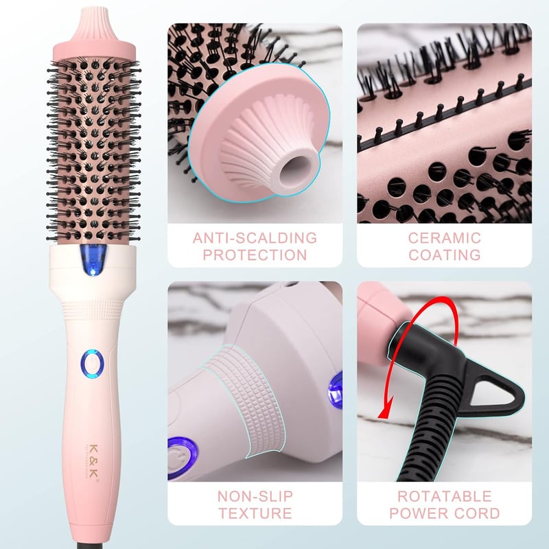 Keratin Protect K&K ionos hőkefe 38mm - hajegyenesítő és göndörítő