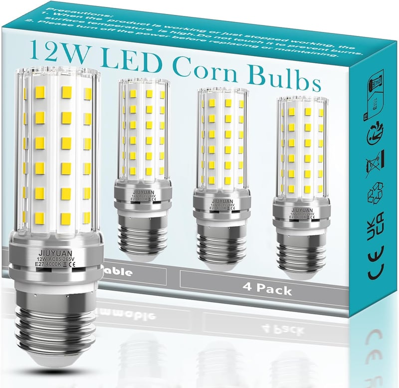 Philips 12W E27 LED Kukorica Izzó, Neutrál Fehér, 4 darabos csomag