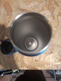ion8 lagana čelična boca za vodu 600 ml plava, nepropusna, otvaranje jednom rukom, poklopac na preklop, ručka za nošenje — isprobano (stanje: vidi 2. sliku) 3