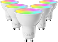 Fitop GU10 WiFi okos izzó Alexa-val, RGB 16 millió szín, dimmelhető app-pal 1
