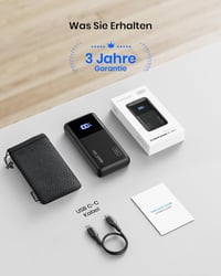 INIU 25000 mAh Power Bank 100W USB-C Laptop Töltő - Hordozható Külső Akkumulátor MacBook, Surface, iPad, iPhone Készülékekhez 14