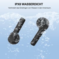 Bluetooth 5.3 Fülhallgató: HiFi Hangzás, 42 Órás Üzemidő, IPX8 Vízálló, iOS/Android 6
