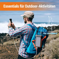BLAVOR 20000 mAh-s Napelemes Powerbank 4in1 Vezeték Nélküli Töltéssel és FM Rádióval 5