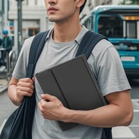 Tumeiguan Megnövelt Billentyűzetű Tok iPad 7/8/9 Generációhoz 10.2", iPad Air 3 és Pro 10.5" Készülékekhez - Kiesés Elleni Védelemme 8