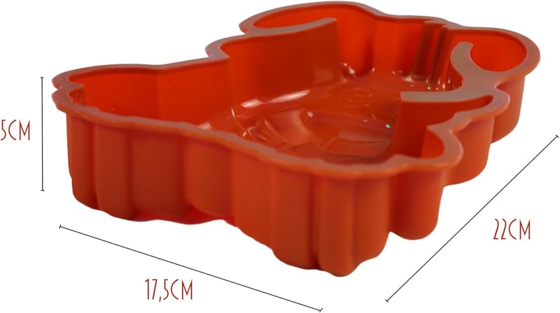 Silver-Stage Kutyaformájú Szilikon Sütőforma - Gyerekzsúrra, Születésnapra, Brownie, Csokoládé, Kenyér, Desszert Készítéséhez - BPA-mentes, 
