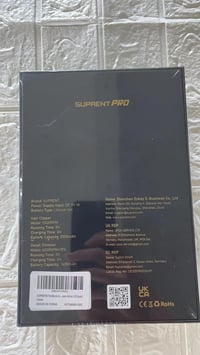 SUPRENT Profi Vezeték Nélküli Férfi Hajvágó Szett LED Kijelzővel, Zero Gap T-pengével (Fekete) 10