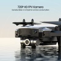 DEERC D20 Mini Drón Gyerekeknek 720P WiFi Kamerával, Összecsukható RC Quadcopter, 2 Akkumulátor, Hosszú Repülési Idő, Gesztus Irányítás, Kez 2