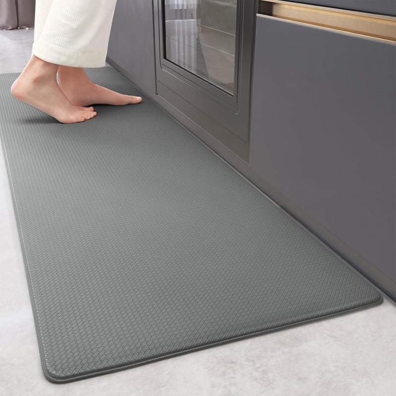 Color G Szürke Konyhai Futószőnyeg 44x200cm - Mosható, Csúszásmentes, Olaj- és Vízálló PVC