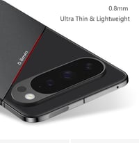 Bastmei Google Pixel 9/9 Pro Tok - Ultravékony, Könnyű PC Védőtok Kameravédelemmel, Matt Felülettel, Csúszásmentes, Karcálló Mobiltelefon Há 4