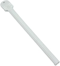 ANIMALPLAST 10 db Fehér Műanyag Madárülőke - 20,5 cm-es Gyöngyös Ülőrúd Kalitkába Kis és Közepes Madaraknak - White 2
