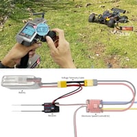 Radiolink RC6GS-V3 7 csatornás RC távirányító giroszkóppal 2.4GHz autóhoz drónhoz 4