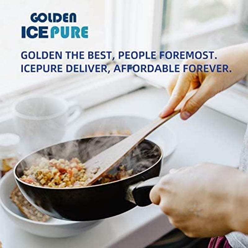 GOLDEN ICEPURE Aktívszén Szűrő Páraelszívóhoz, 2 db, 173mm, Kompatibilis Elica, AEG, Bauknecht, Whirlpool Modellekkel